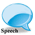 Picture of a speech bubble link to speach of contact details