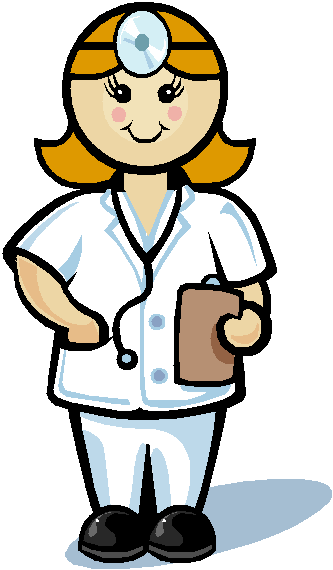 animated image of medical nurse