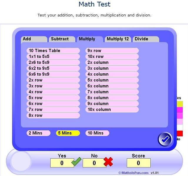 Math test