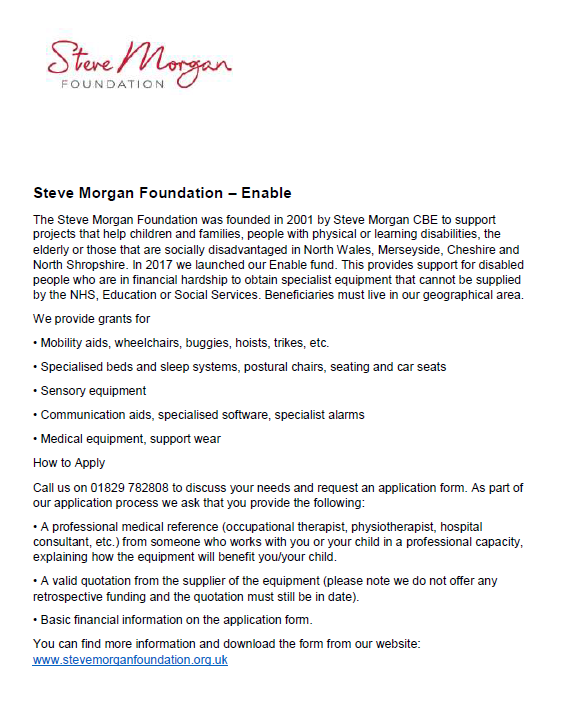 steve morgan foundation